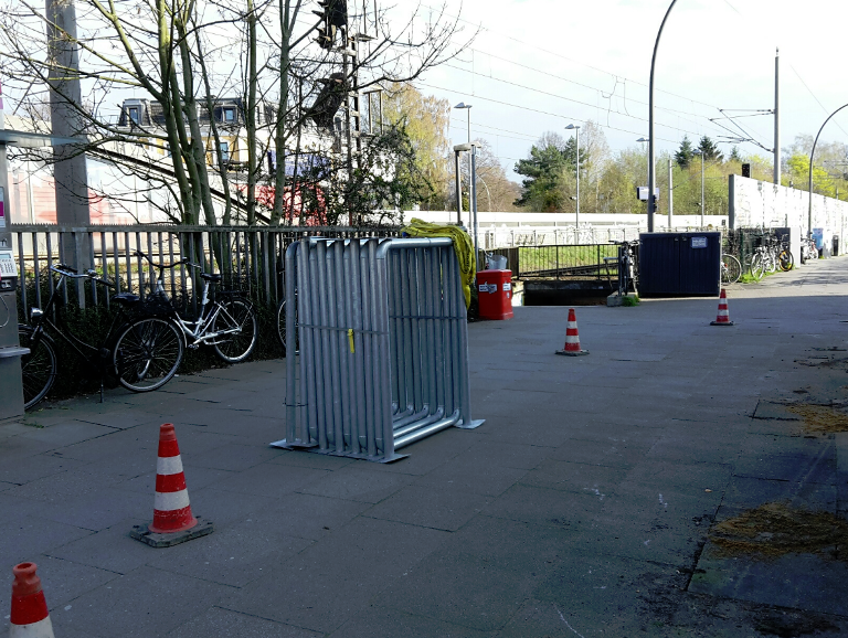 darf ein fahrrad im öffentlichen parkraum